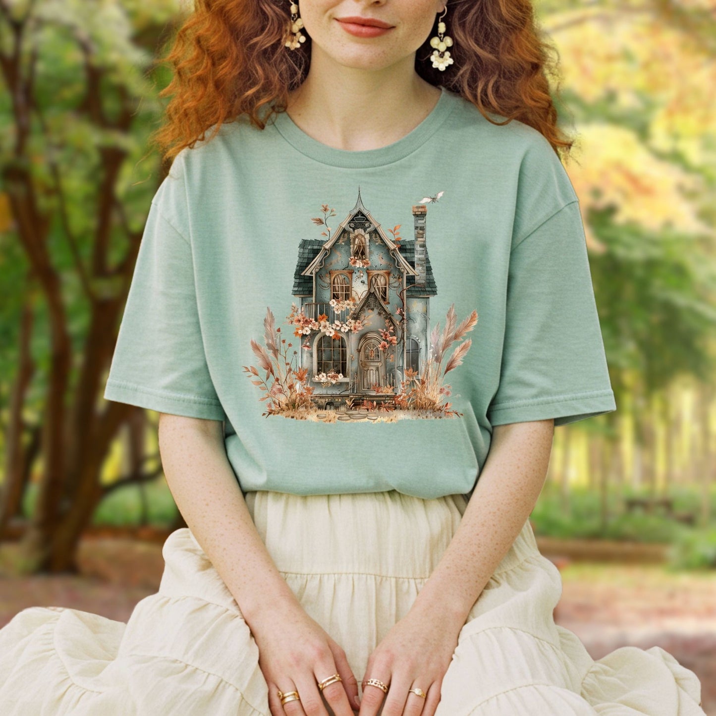 Haunted Victorian House T-Shirt