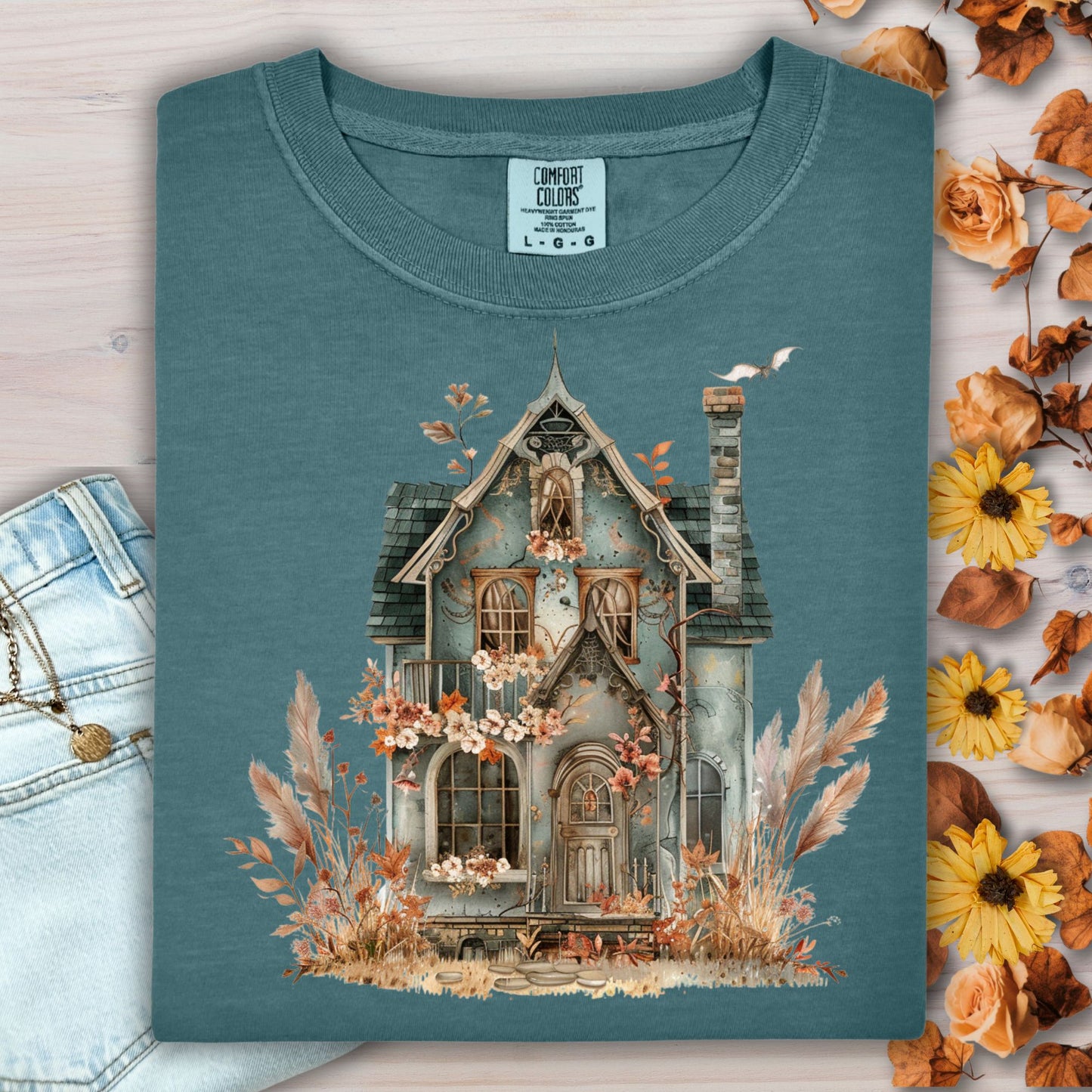 Haunted Victorian House T-Shirt