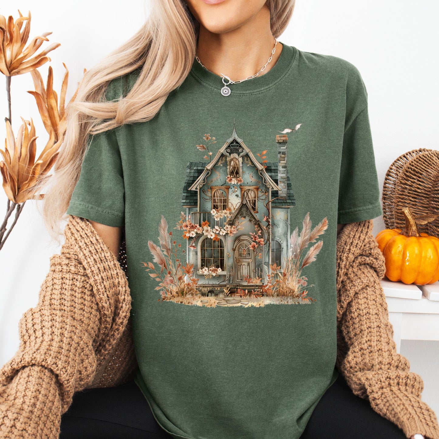 Haunted Victorian House T-Shirt