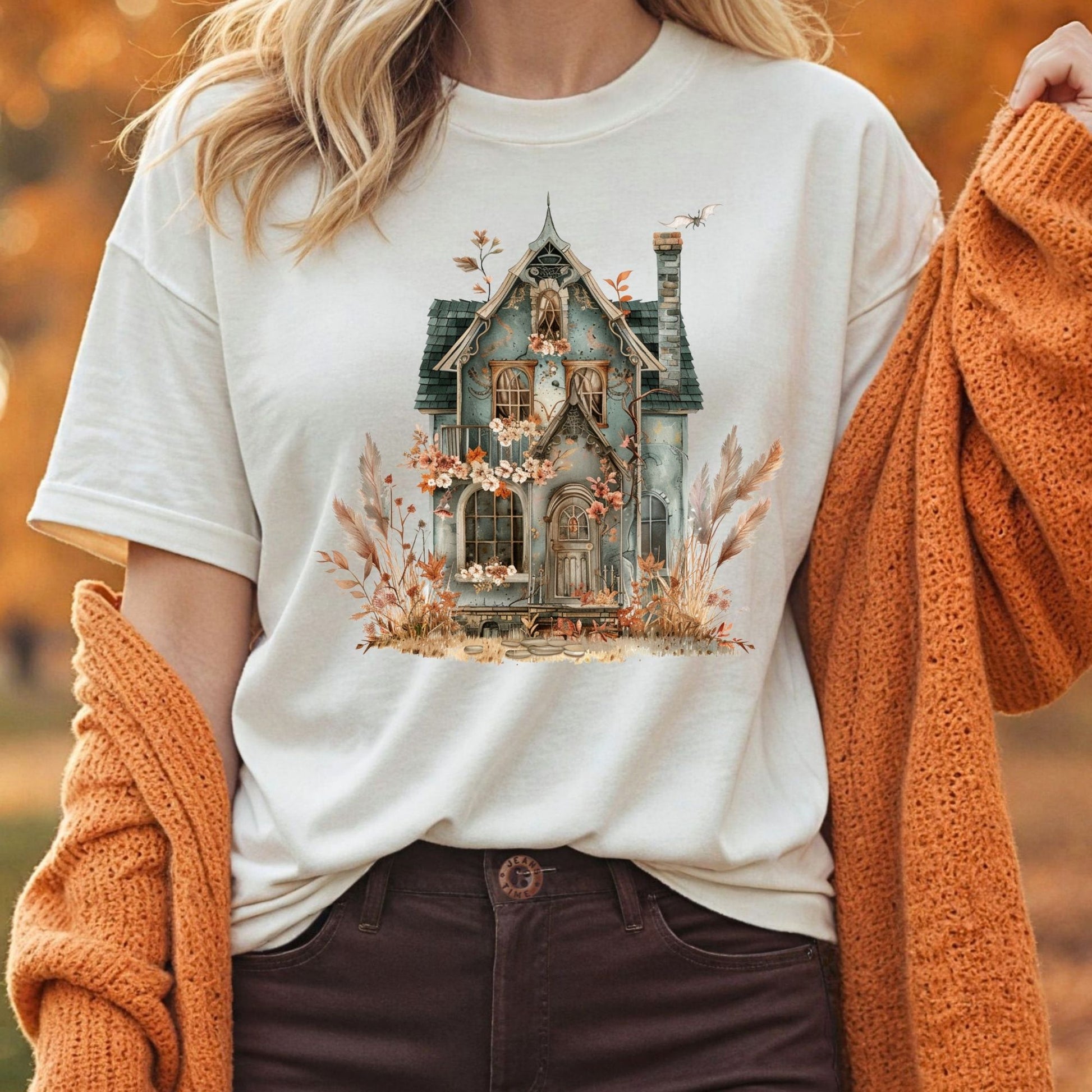 Haunted Victorian House T-Shirt