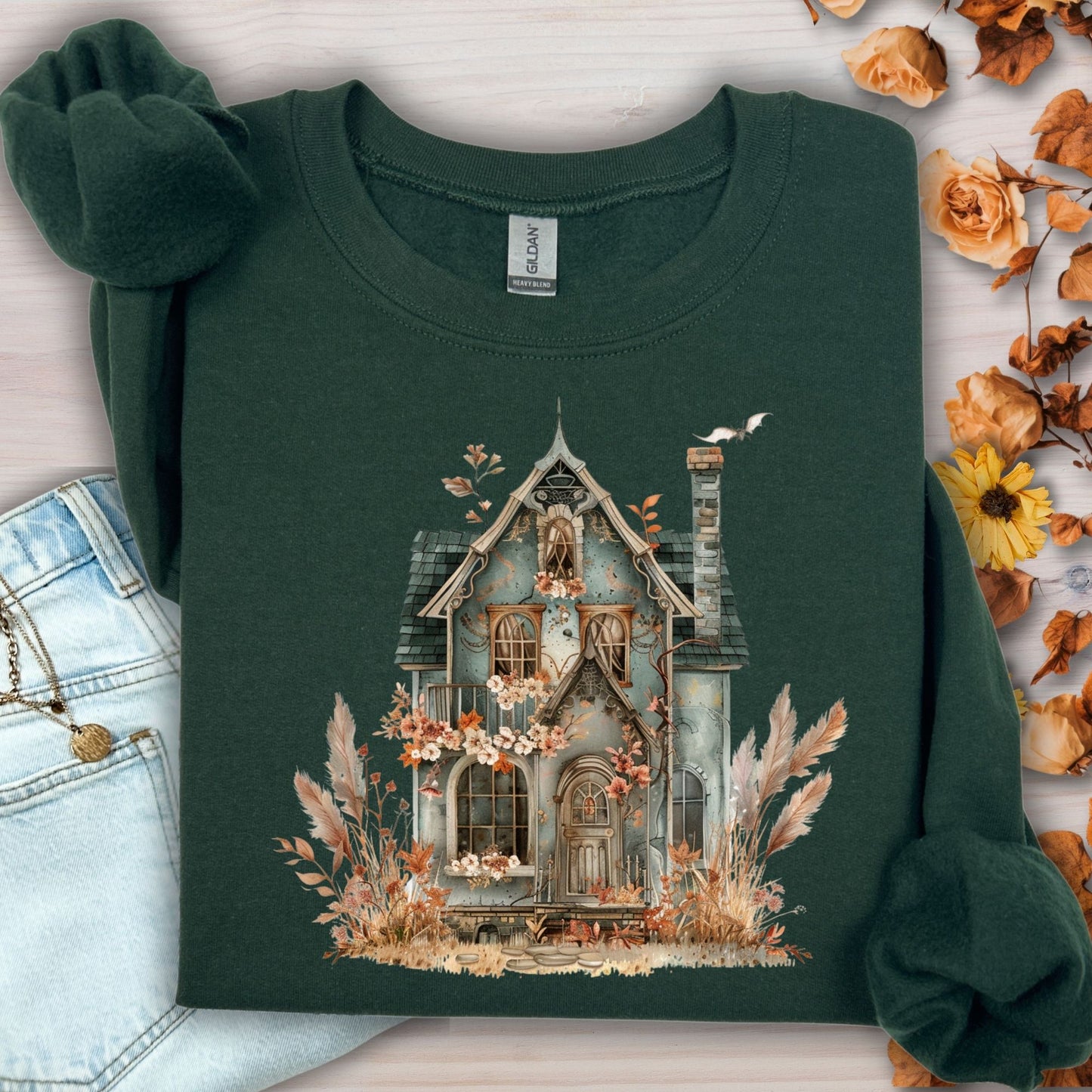 Haunting Victorian House Sweatshirt