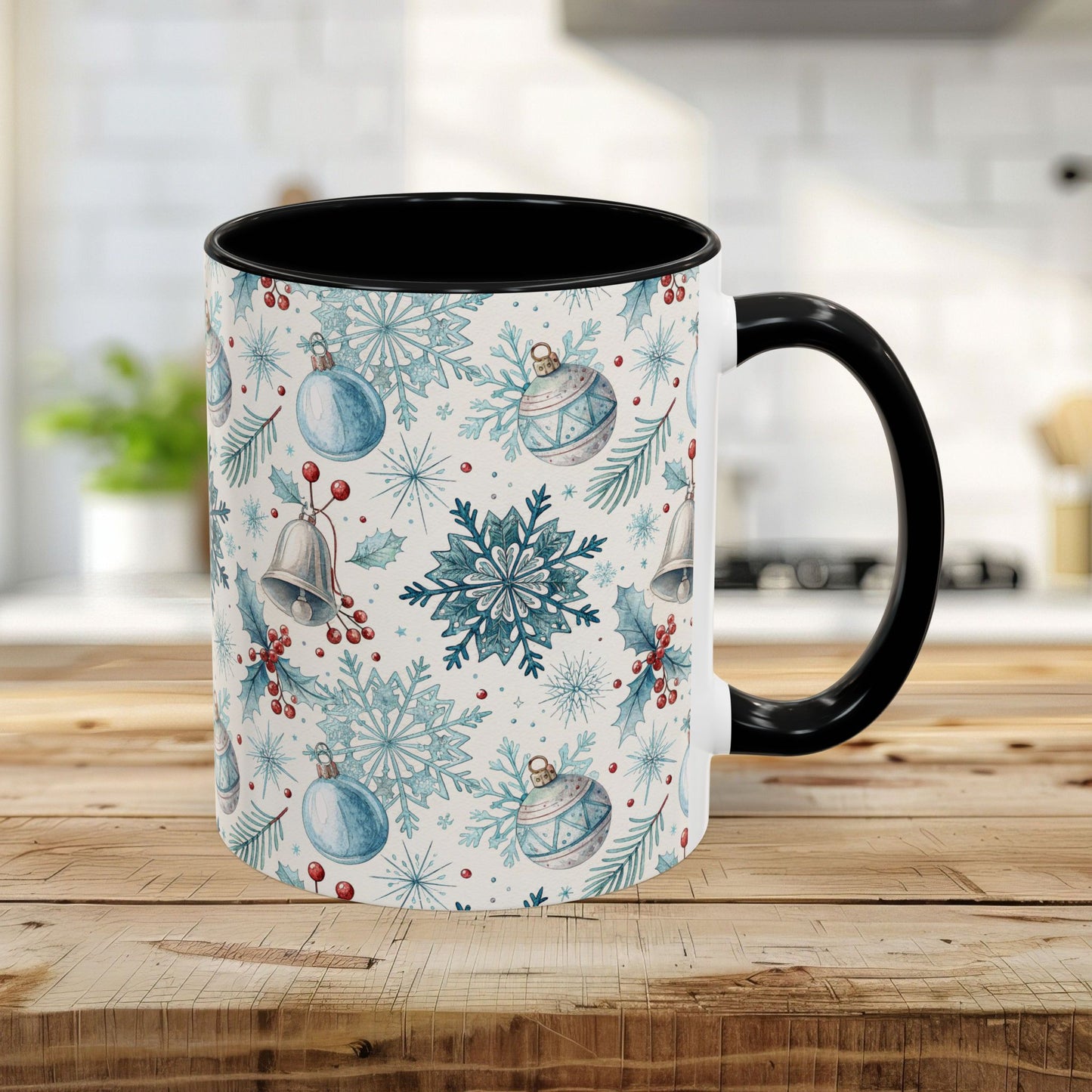 Holiday Bells & Ornaments 11 & 15 oz. Mug