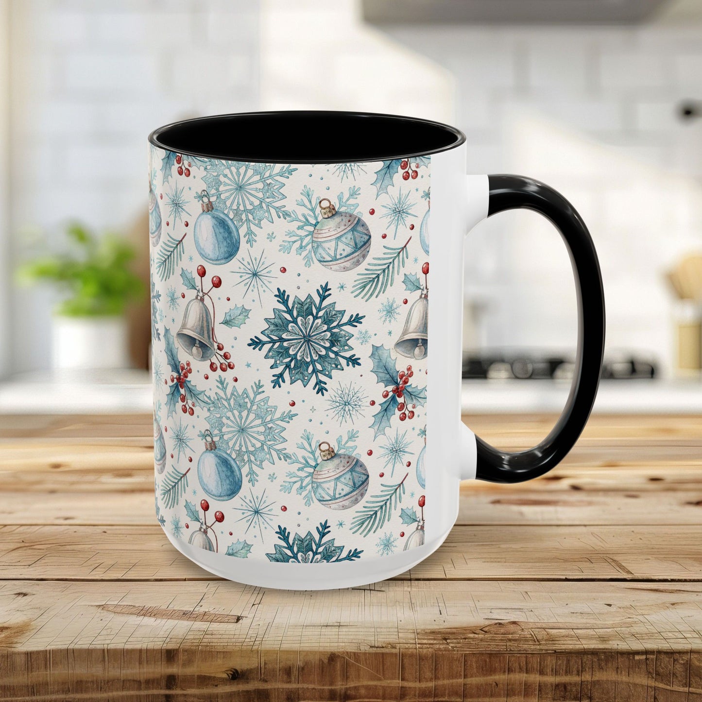 Holiday Bells & Ornaments 11 & 15 oz. Mug