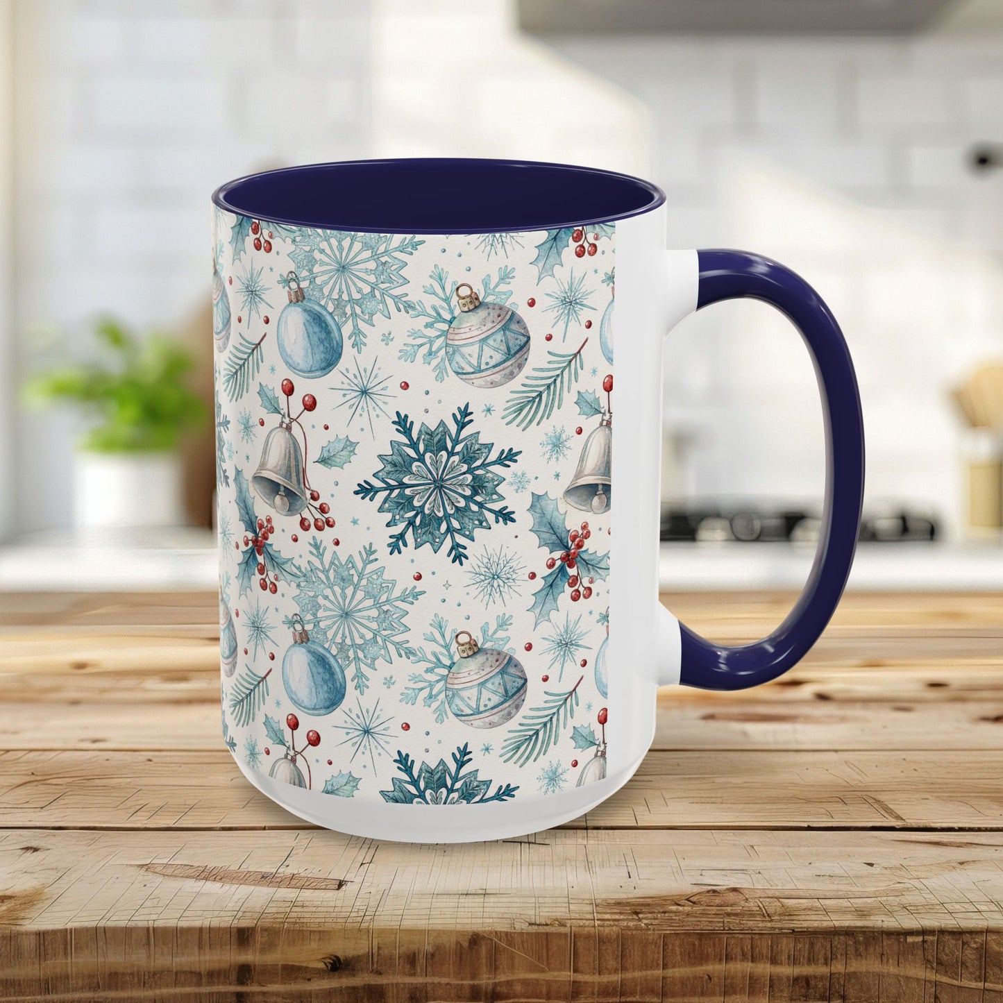 Holiday Bells & Ornaments 11 & 15 oz. Mug