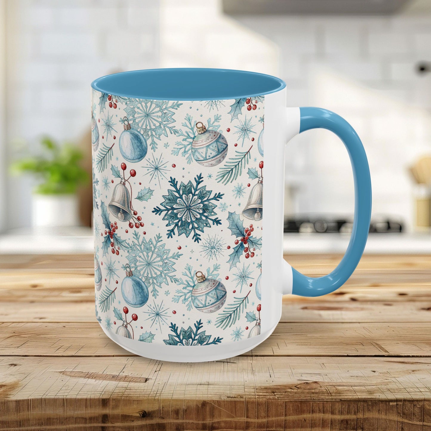 Holiday Bells & Ornaments 11 & 15 oz. Mug