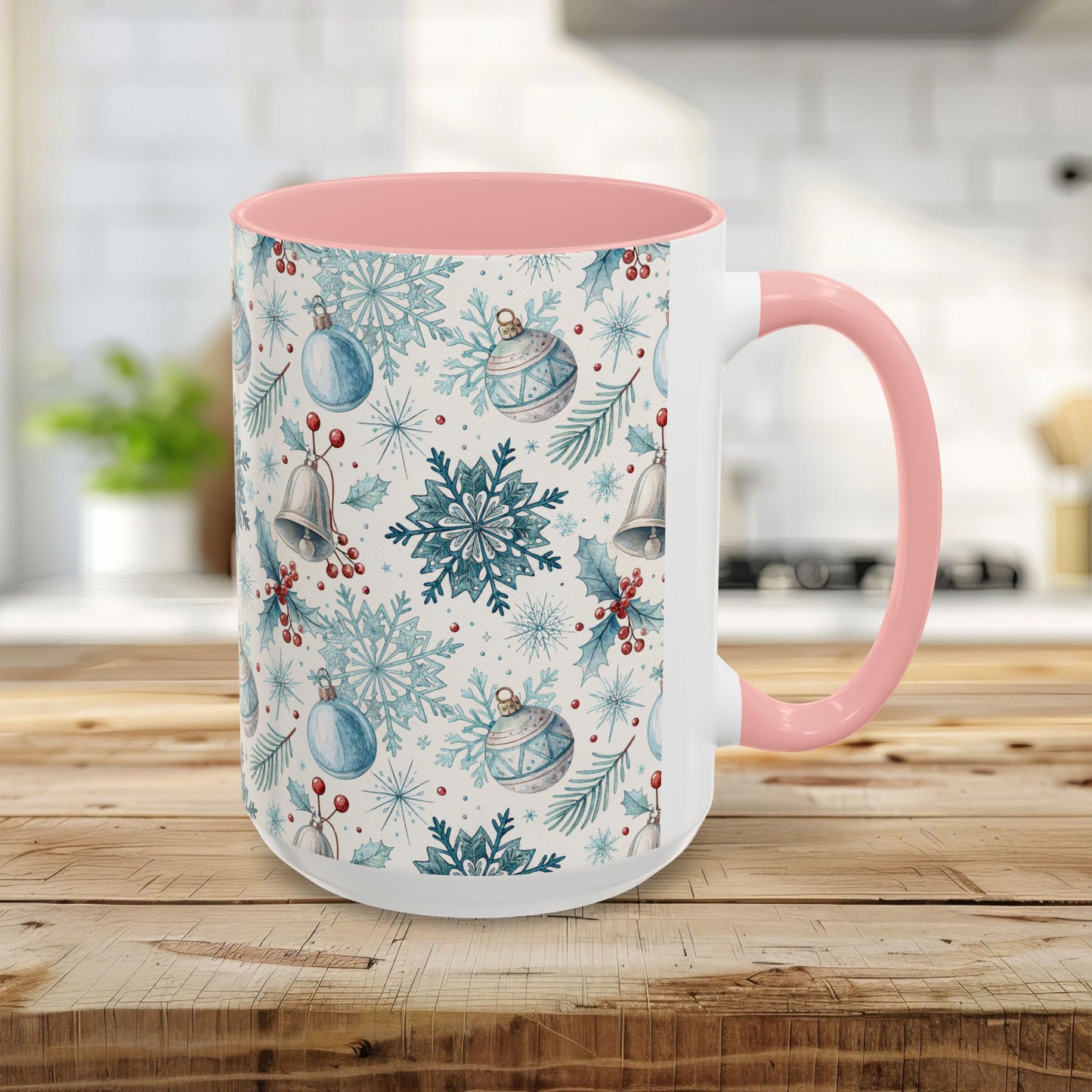 Holiday Bells & Ornaments 11 & 15 oz. Mug