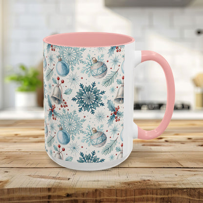 Holiday Bells & Ornaments 11 & 15 oz. Mug