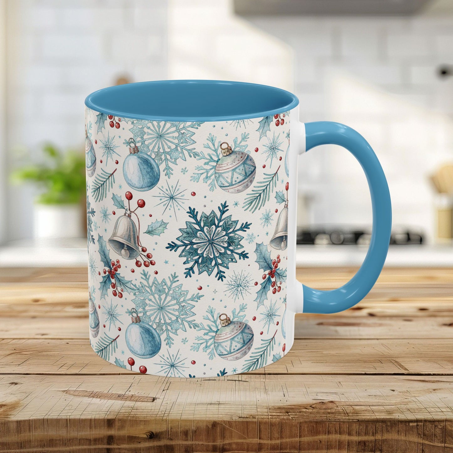 Holiday Bells & Ornaments 11 & 15 oz. Mug