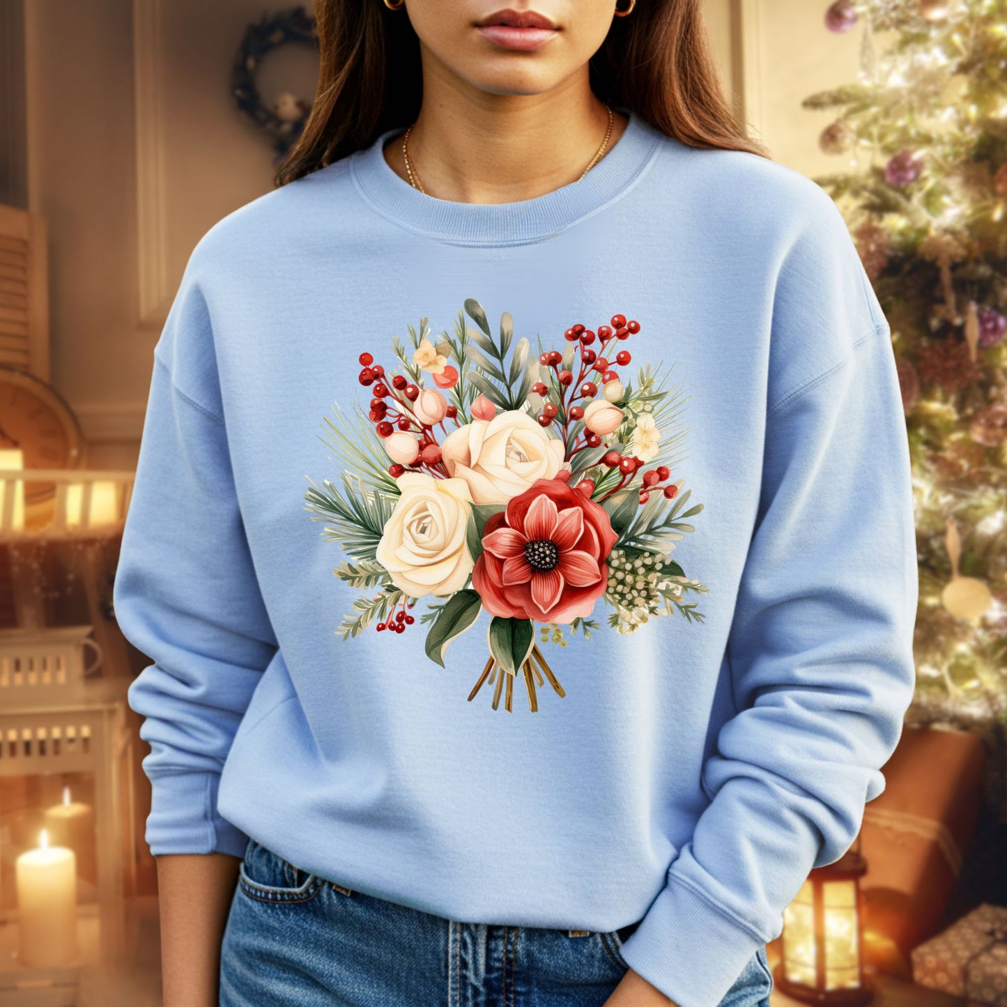 Holiday Bouquet Sweatshirt