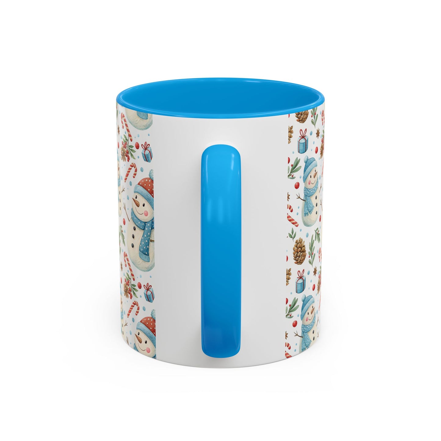 Holiday Snowman & Candy Cane Mug  (11 /15oz)