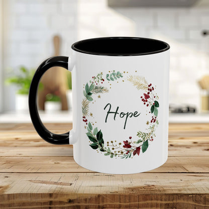 Hope Christmas Wreath Mug (11/15oz)