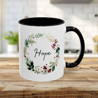 Hope Christmas Wreath Mug (11/15oz)