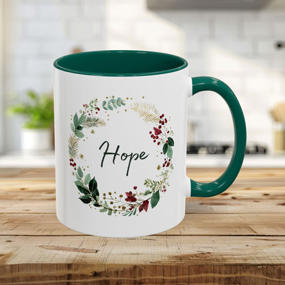 Hope Christmas Wreath Mug (11/15oz)