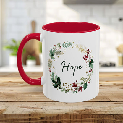 Hope Christmas Wreath Mug (11/15oz)