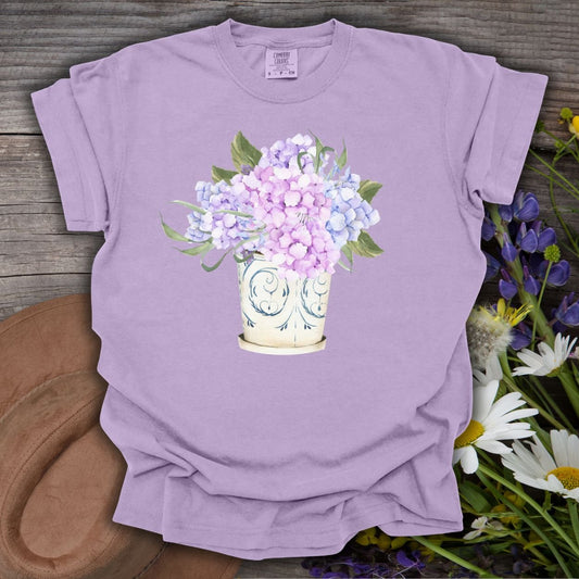 Hydrangea Bouquet Vase T-Shirt