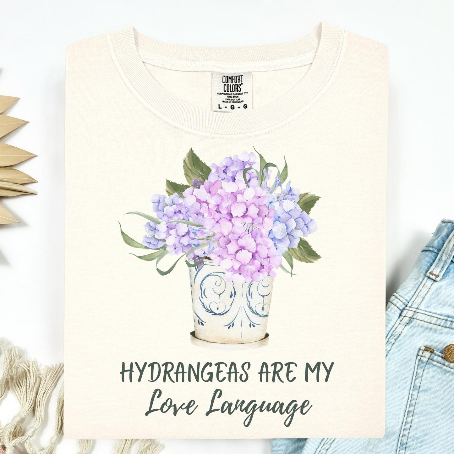 Hydrangeas Are My Love Language T-Shirt