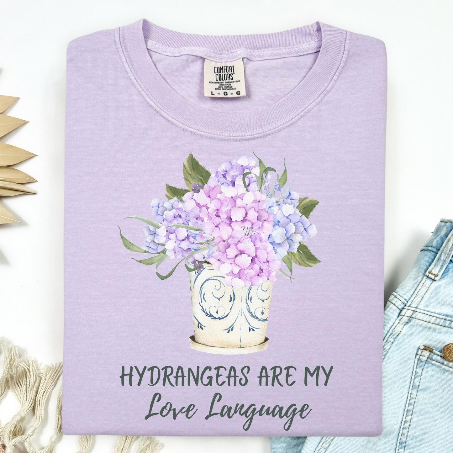 Hydrangeas Are My Love Language T-Shirt
