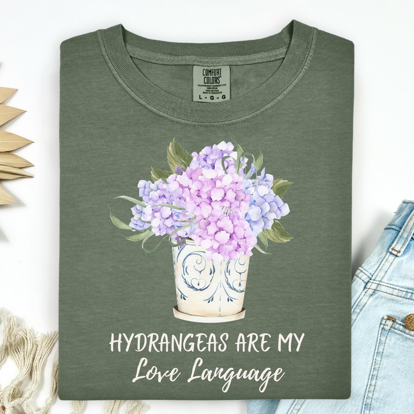 Hydrangeas Are My Love Language T-Shirt