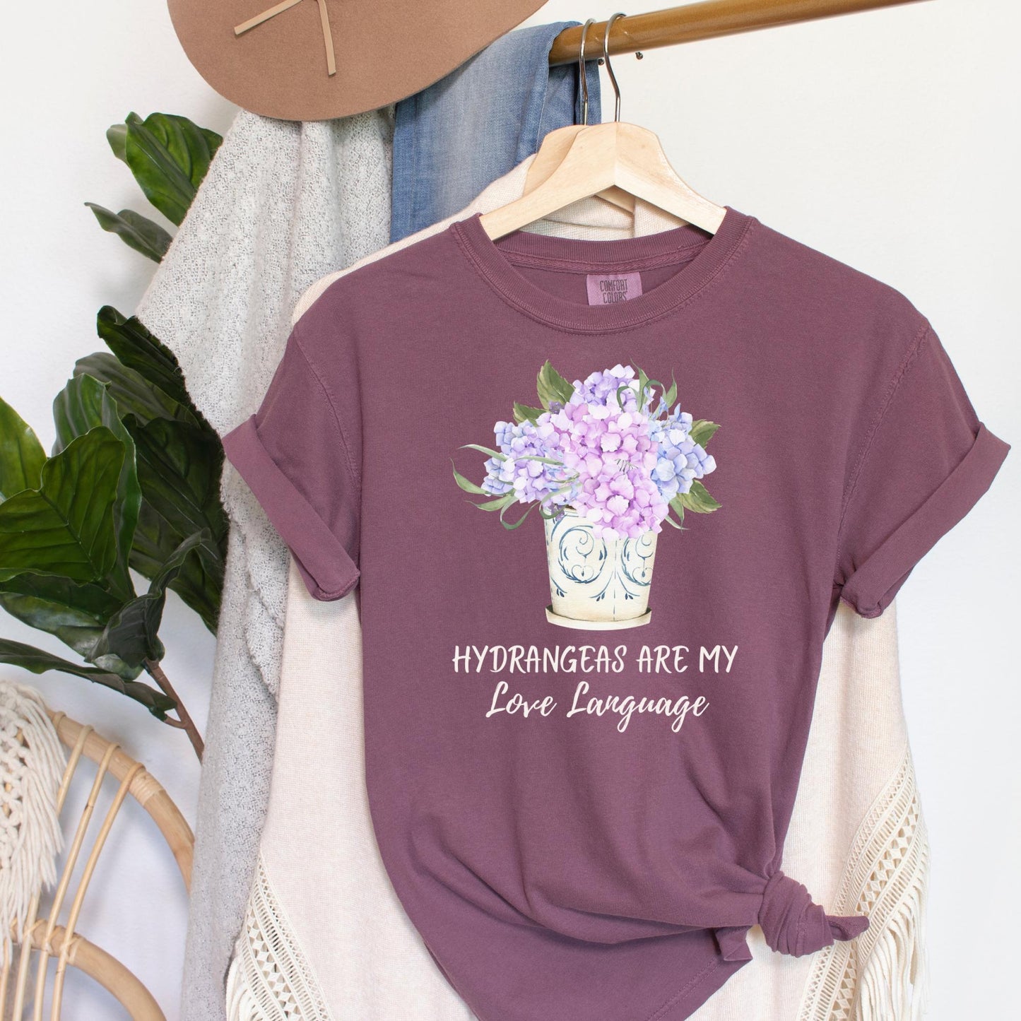 Hydrangeas Are My Love Language T-Shirt