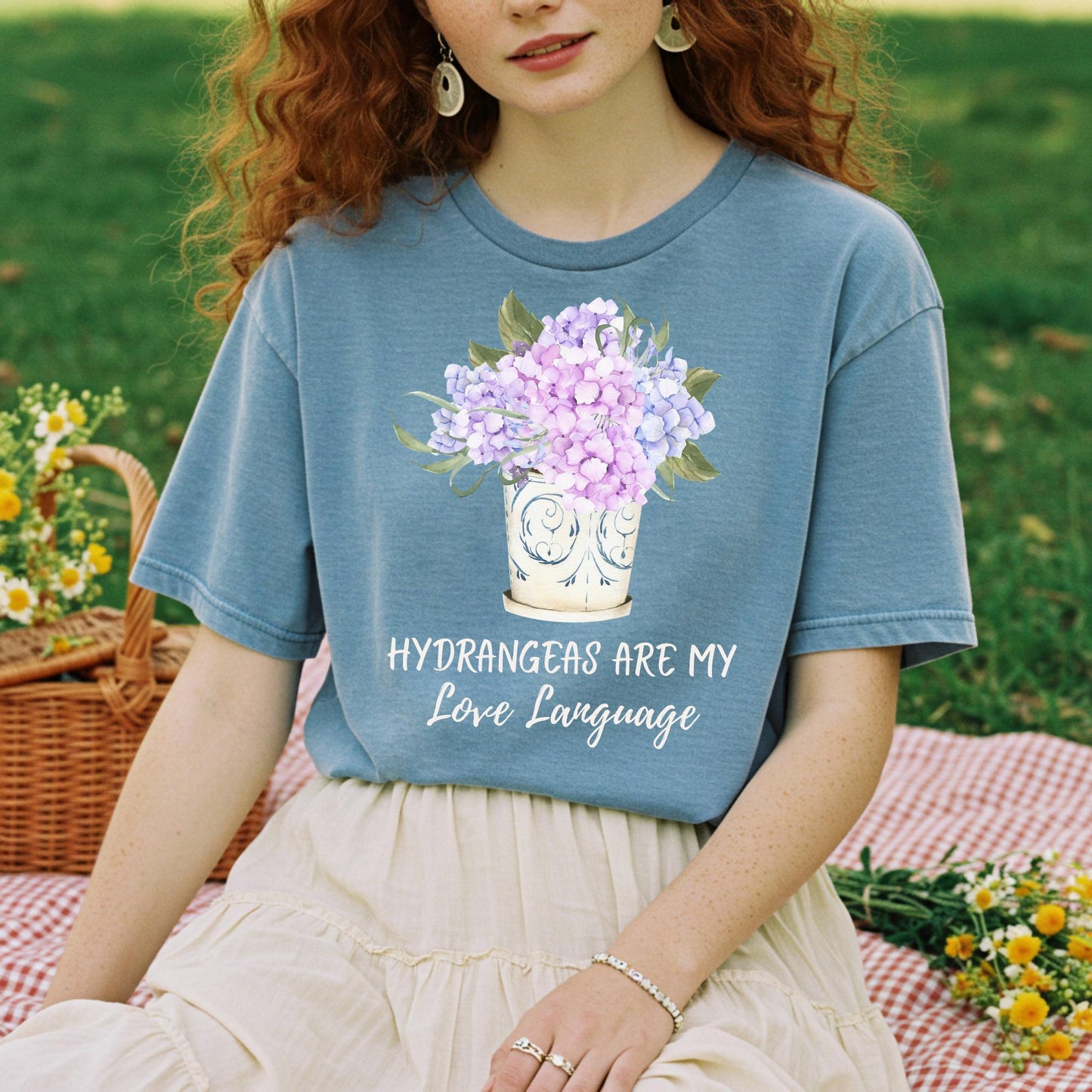 Hydrangeas Are My Love Language T-Shirt