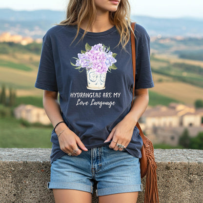 Hydrangeas Are My Love Language T-Shirt