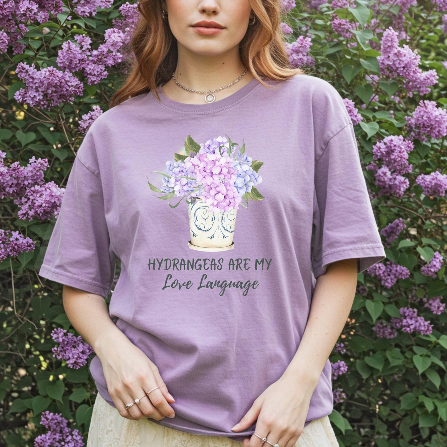 Hydrangeas Are My Love Language T-Shirt