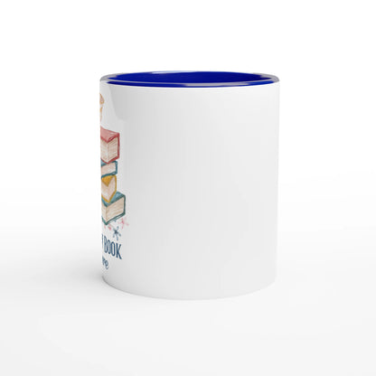 I Closed My Book to Be Here Ceramic Mug