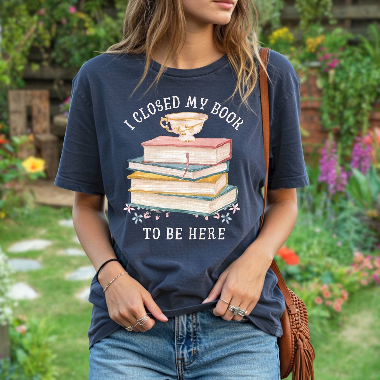 I Closed My Book to Be Here T-Shirt