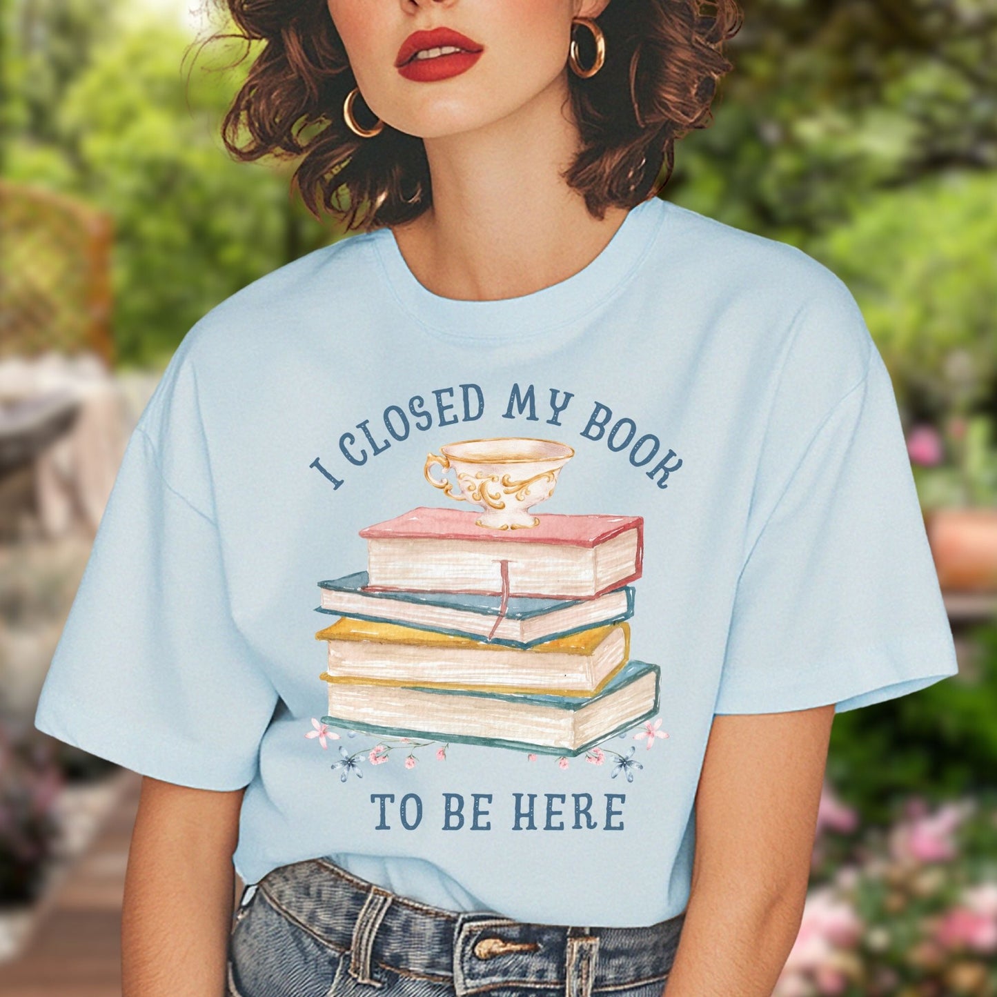 I Closed My Book to Be Here T-Shirt
