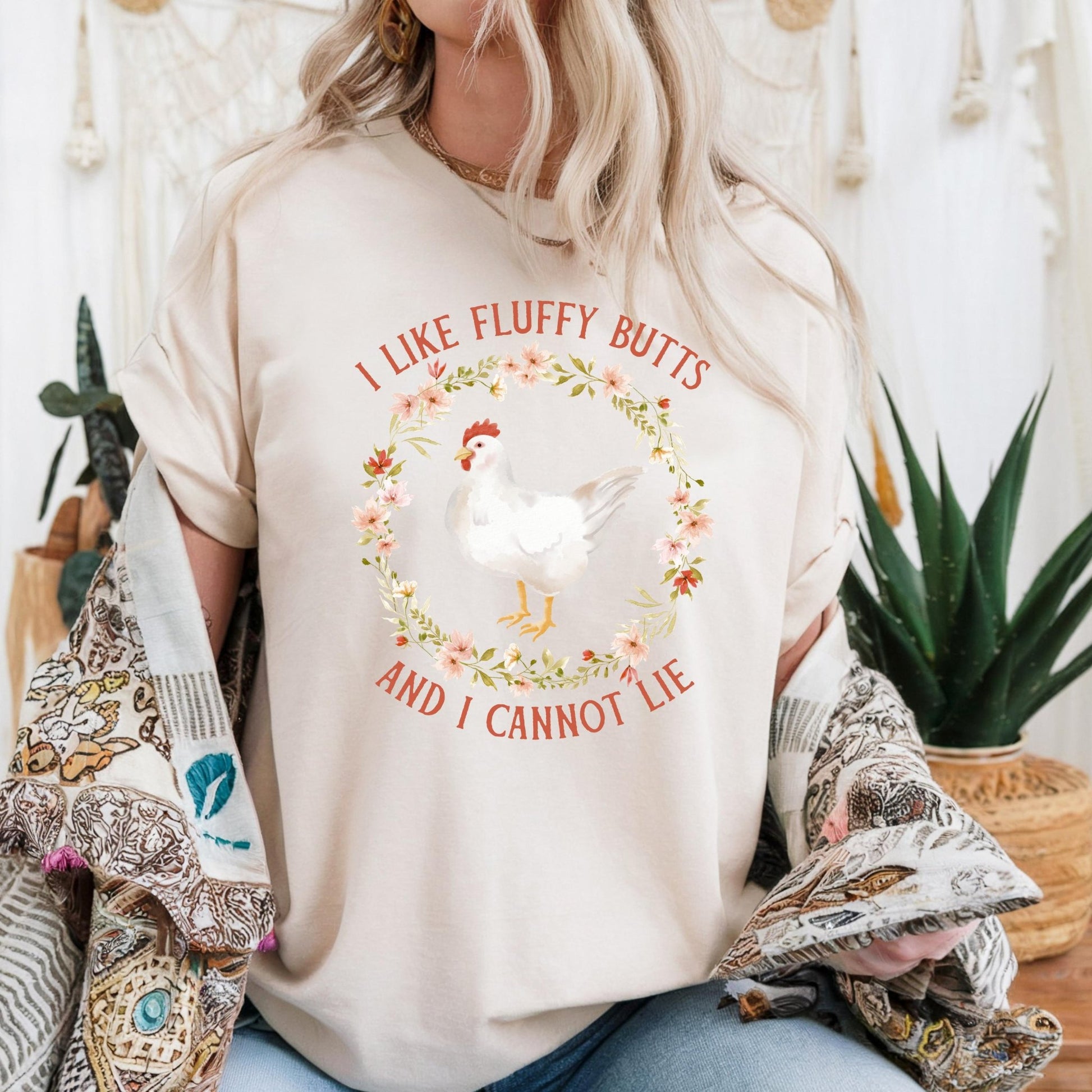 I Like Fluffy Butts and I Cannot Lie Chicken T-Shirt