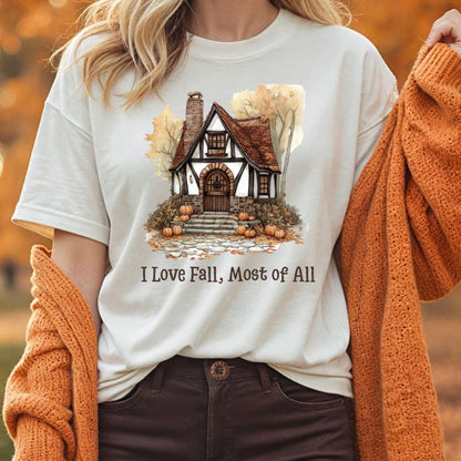 I Love Fall Most of All T-Shirt