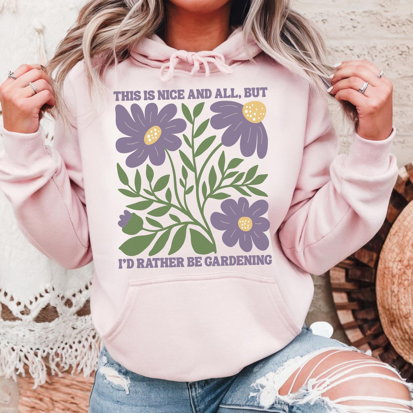 I'd Rather Be Gardening Hoodie