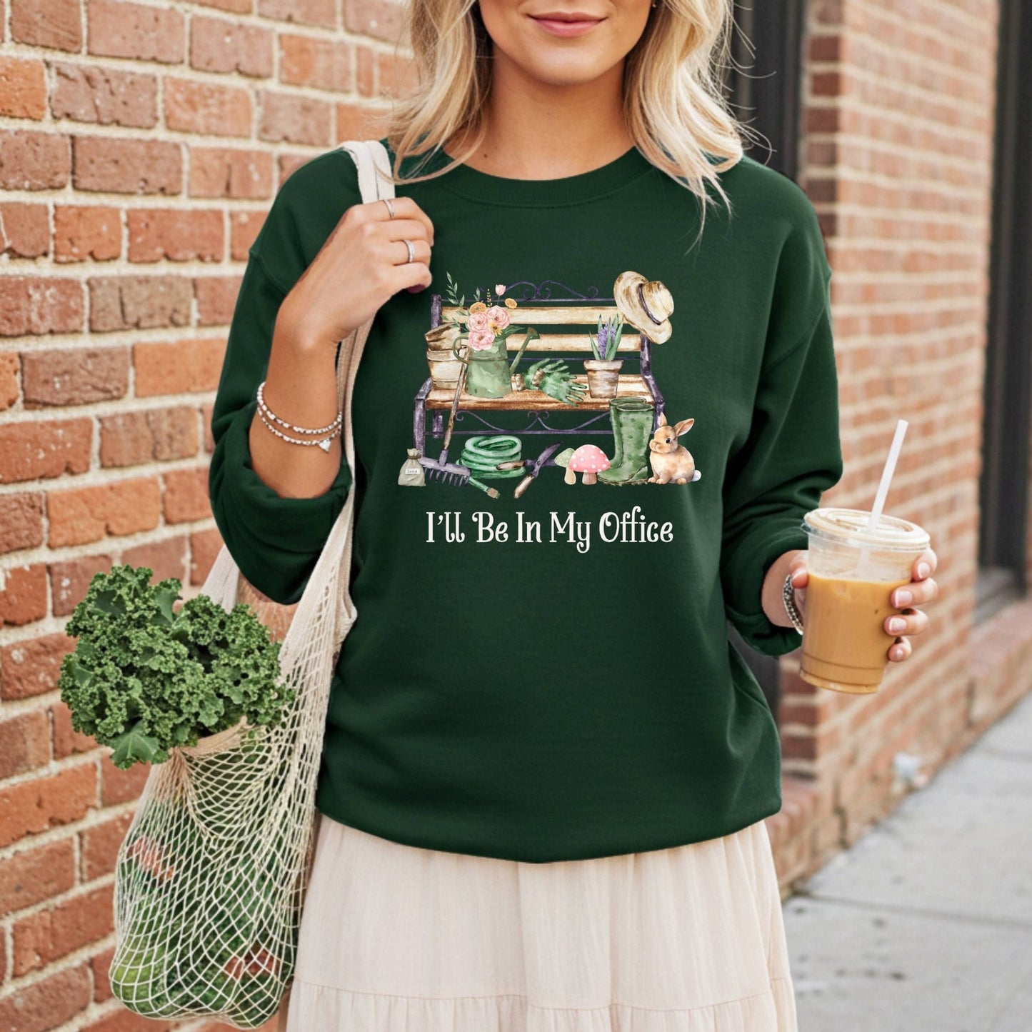 "I'll Be In My Office" Gardeners Sweatshirt