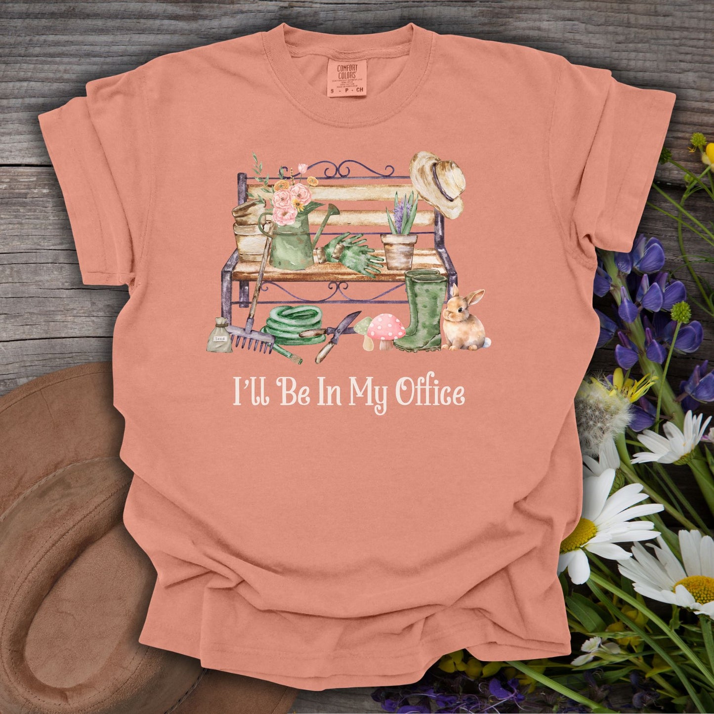 "I'll Be In My Office" Gardeners T-Shirt