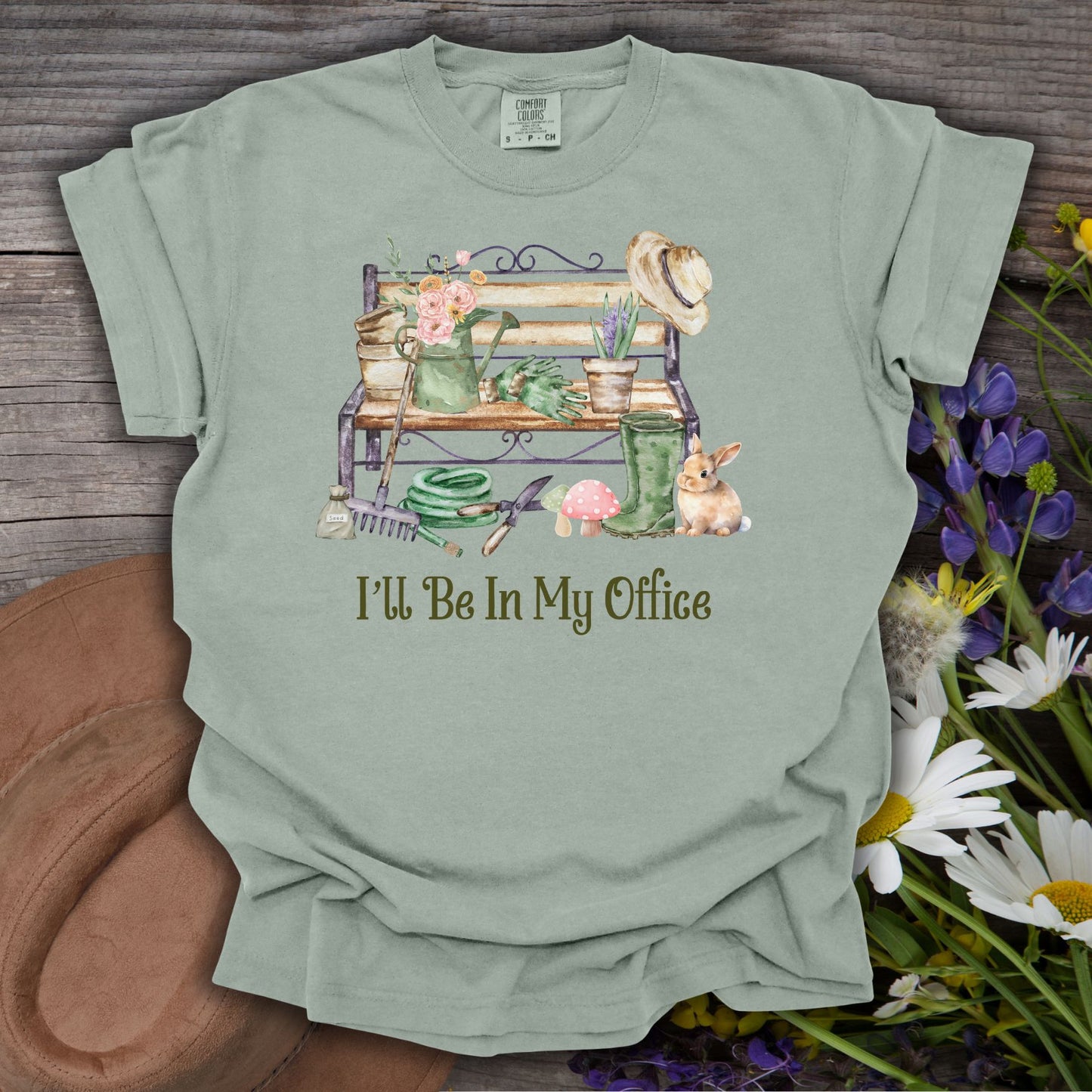 "I'll Be In My Office" Gardeners T-Shirt