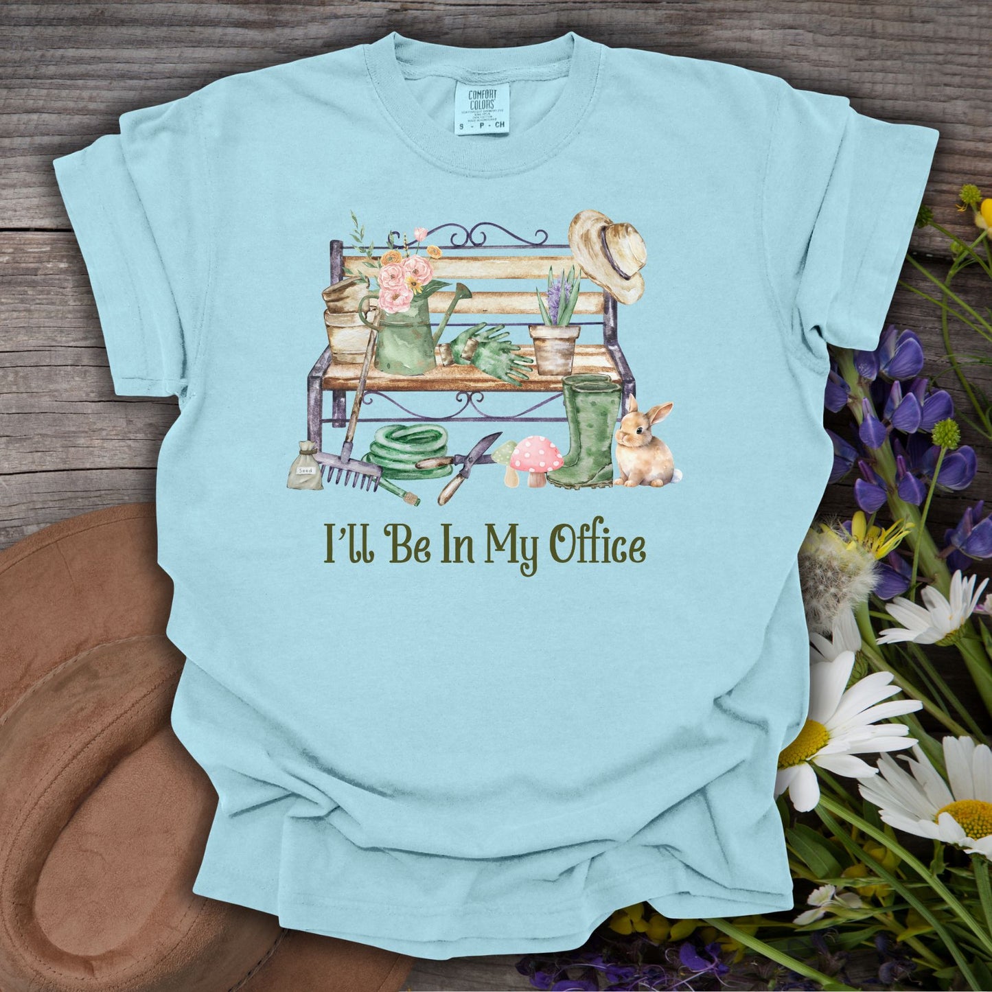 "I'll Be In My Office" Gardeners T-Shirt