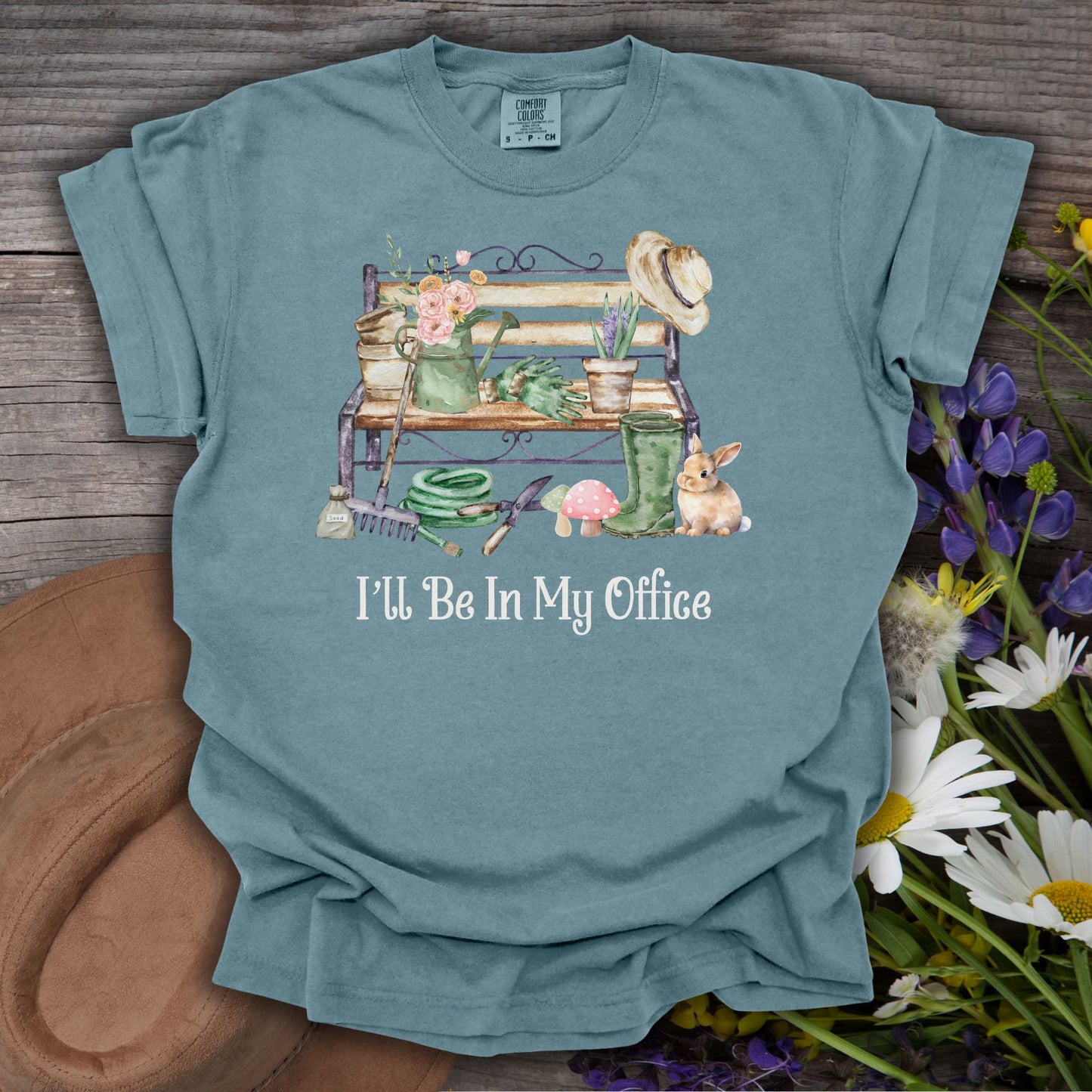 "I'll Be In My Office" Gardeners T-Shirt