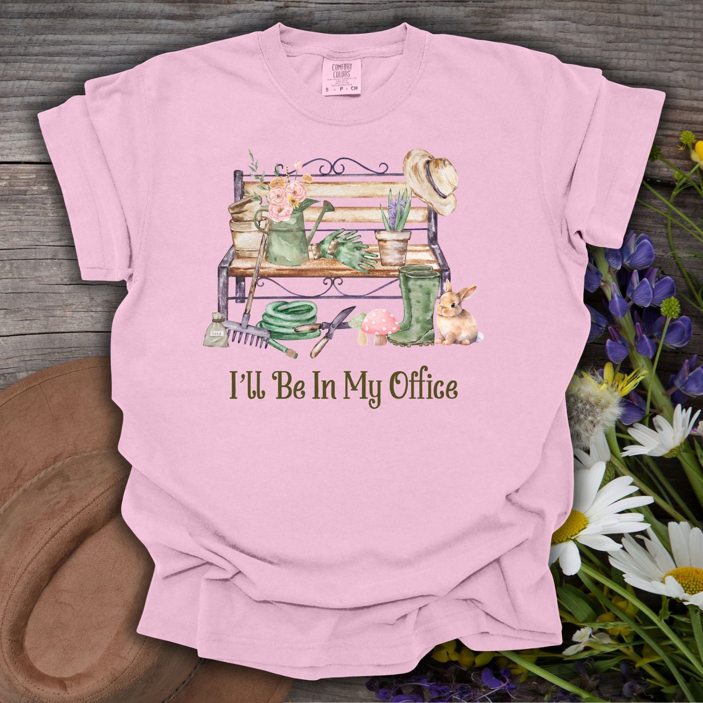 "I'll Be In My Office" Gardeners T-Shirt