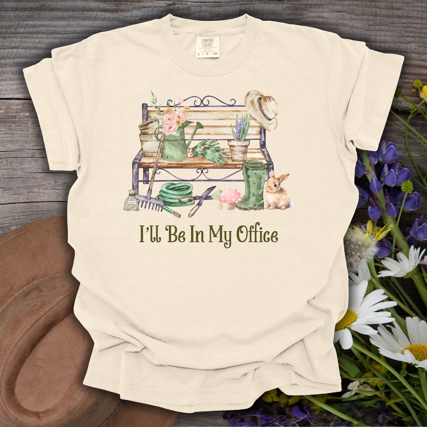 "I'll Be In My Office" Gardeners T-Shirt