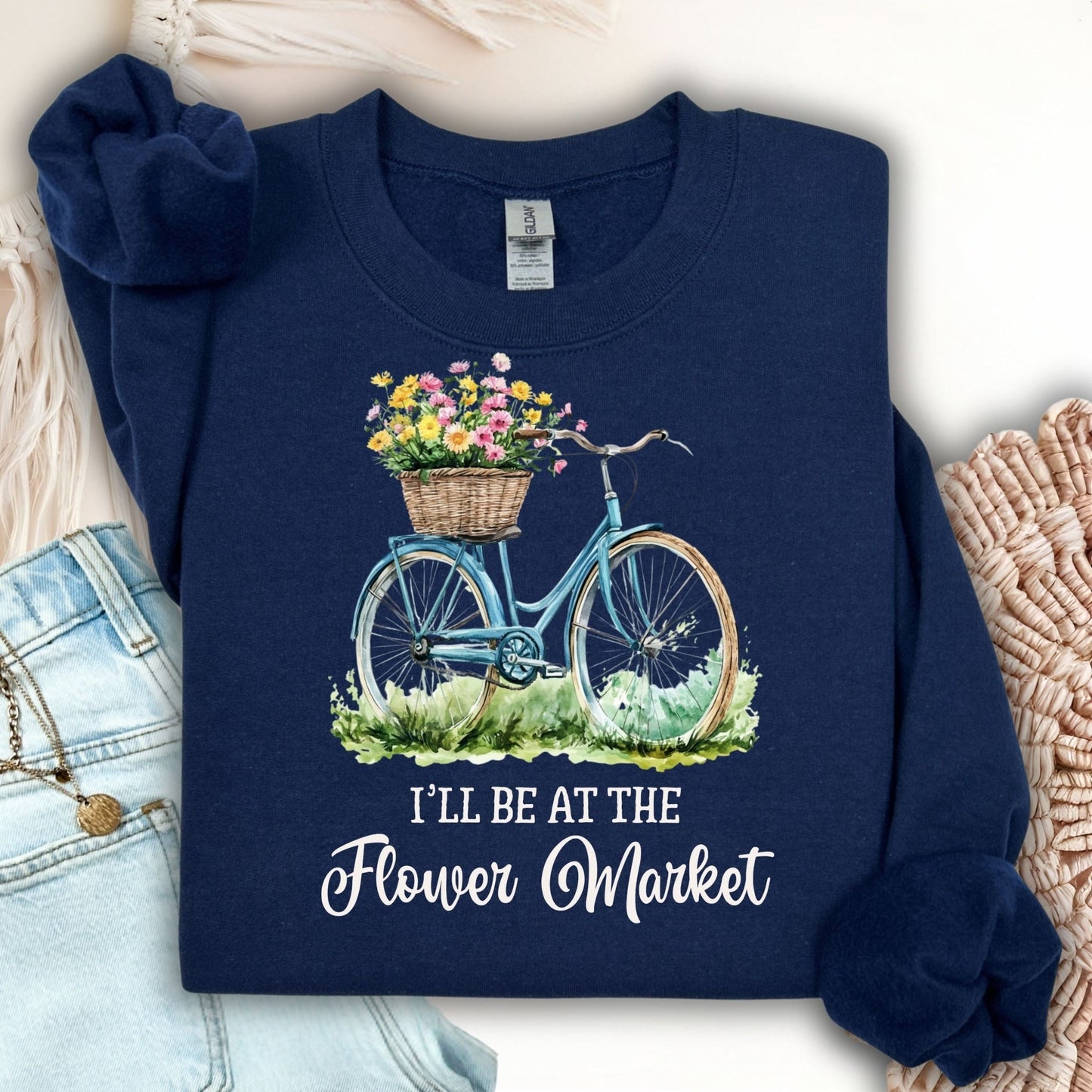 I'll Be at the Flower Market Sweatshirt