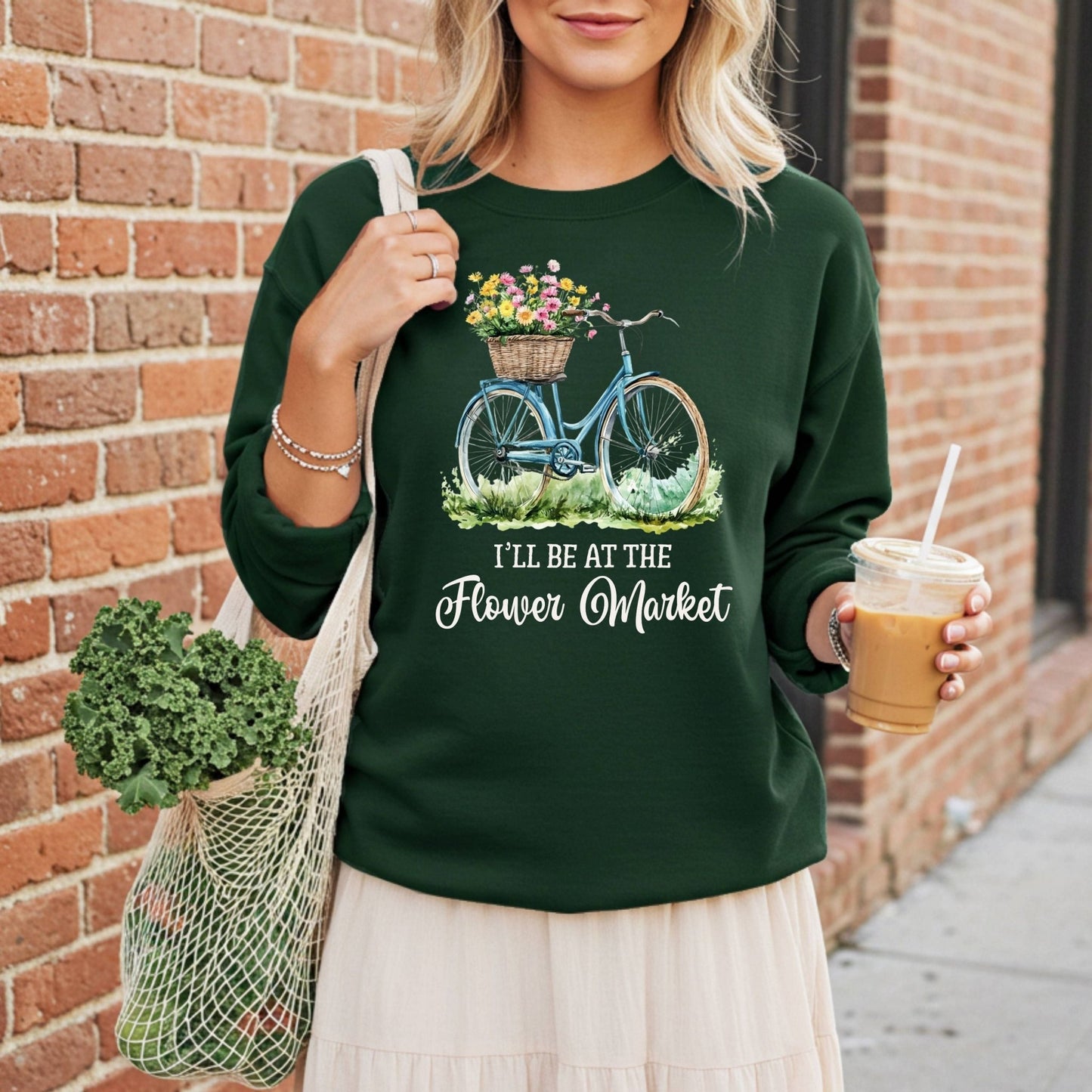 I'll Be at the Flower Market Sweatshirt
