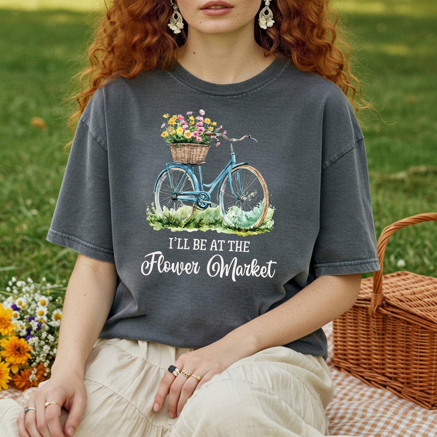 I'll Be at the Flower Market T-Shirt