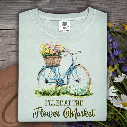 Wild Petal Threads T-Shirt S / bay I'll Be at the Flower Market T-Shirt