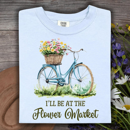 Wild Petal Threads T-Shirt S / hydrangea I'll Be at the Flower Market T-Shirt