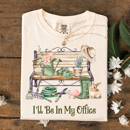 Wild Petal Threads T-Shirt S / ivory I'll Be in My Office T-Shirt