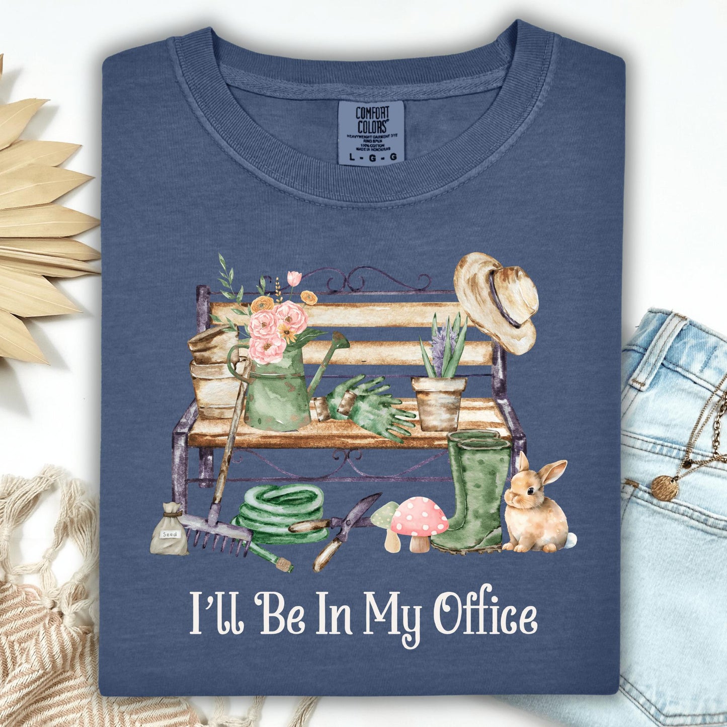 Wild Petal Threads T-Shirt S / denim I'll Be in My Office T-Shirt