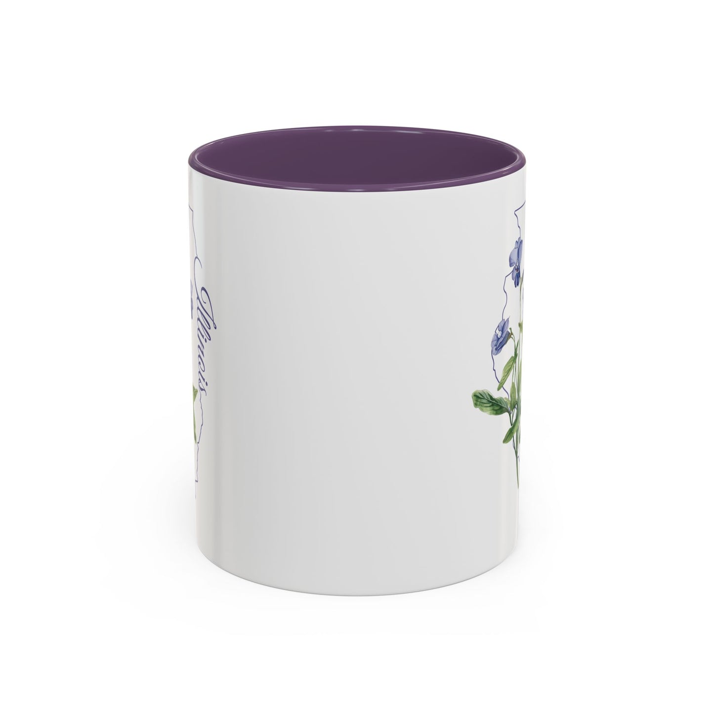 Illinois State Flower Mug - Common Blue Violet (11/15oz)