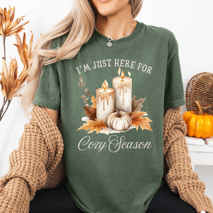 I'm Just Here for Cozy Season T-Shirt