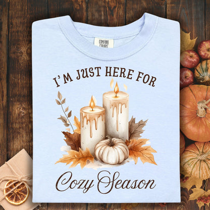 I'm Just Here for Cozy Season T-Shirt