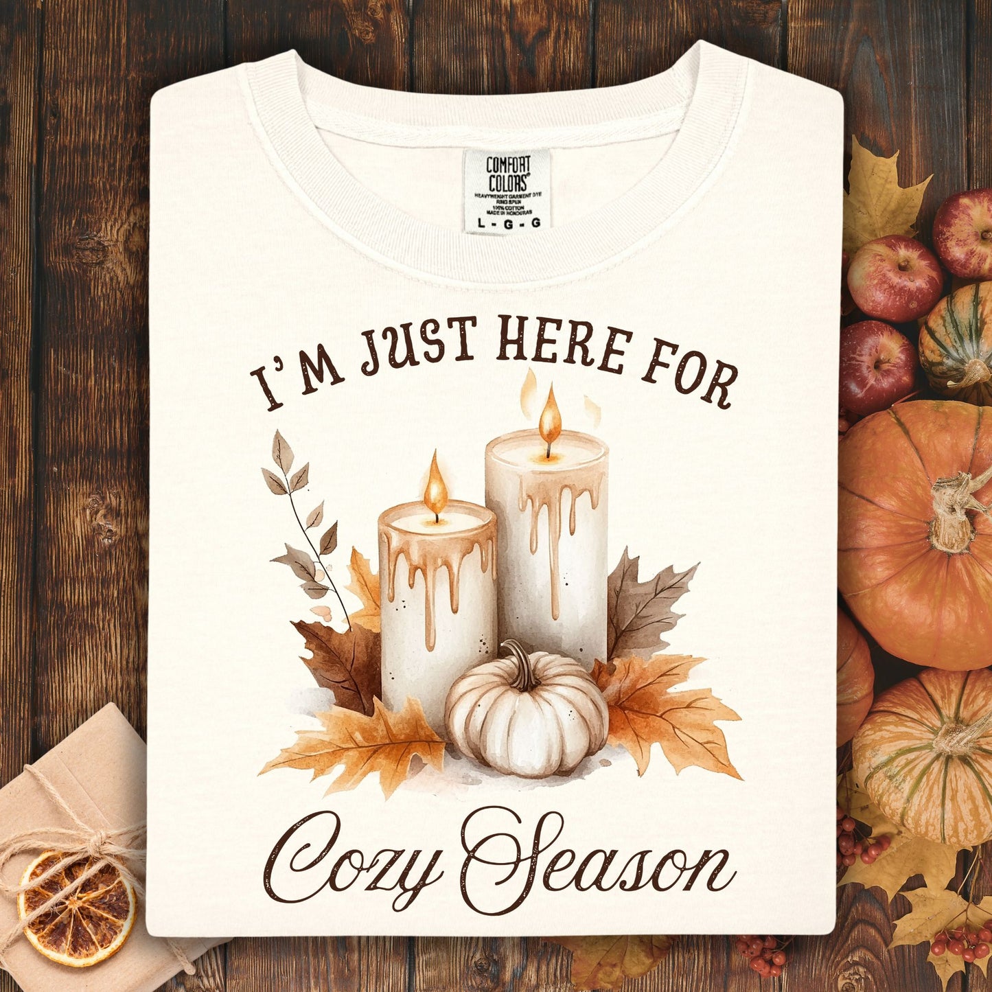 I'm Just Here for Cozy Season T-Shirt